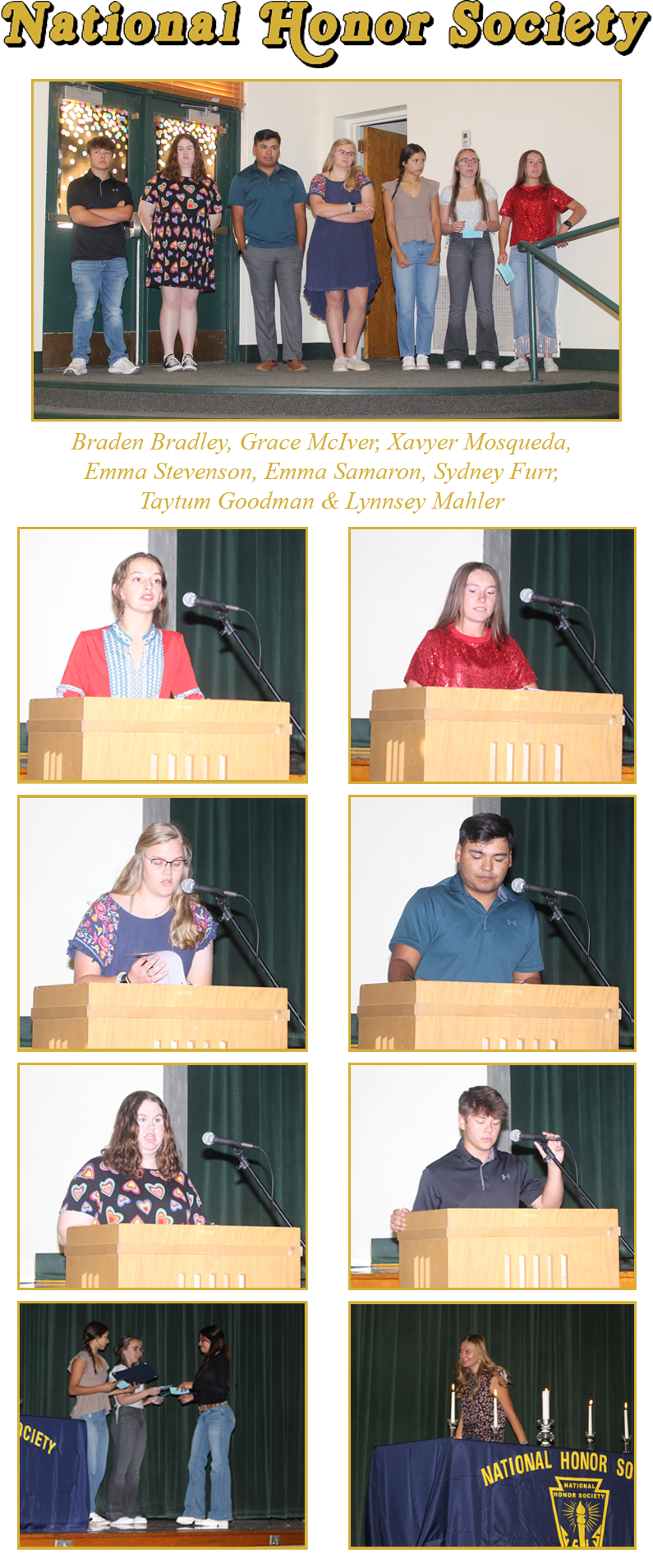 SpringlakeEarth High School National Honor Society